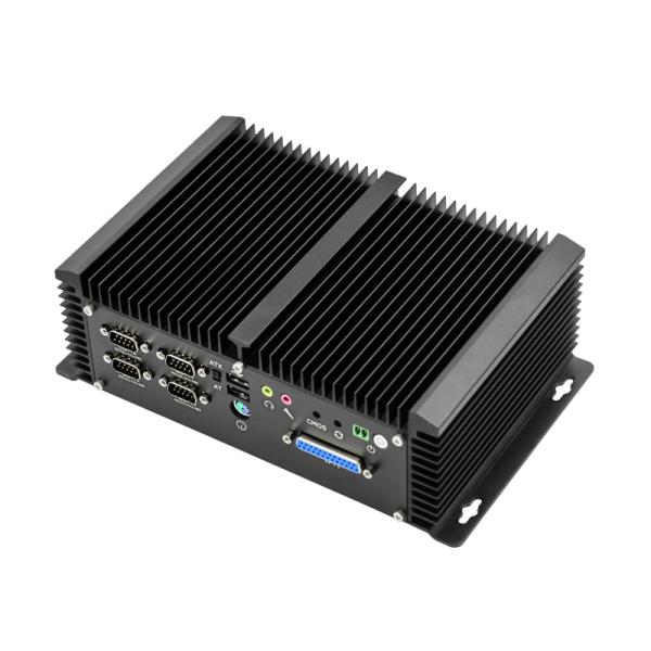 Алюминиевый корпус MINI PC Box Intel J1900 Quad Core 2.0GHZ Barebone 7 COM 2 Lan Бескамерный Barebone IPC HTPC POS Компьютер