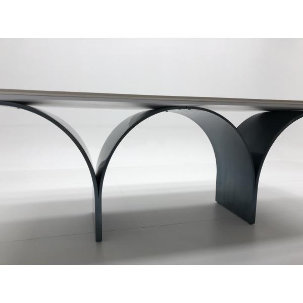 Metal Leg Top Marble Restaurant Table Dining Room Furniture Dining Table And Chair Set