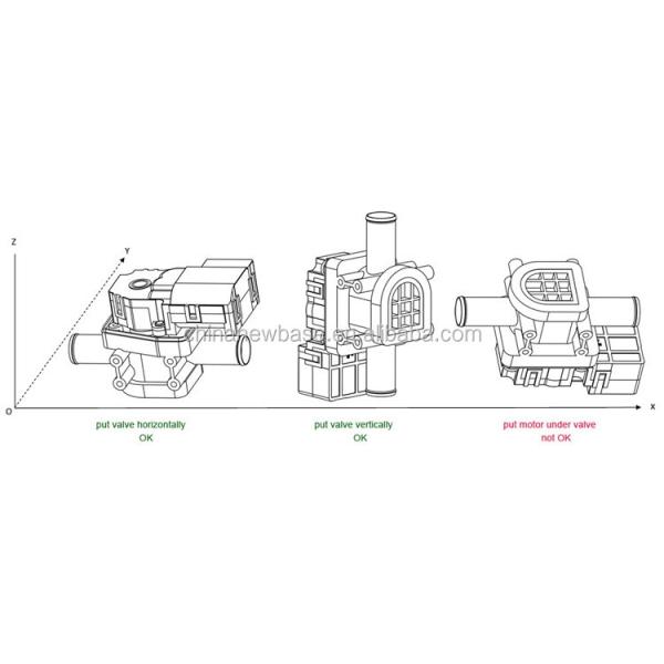 Custom Vehicle AC Accessories Truck Air Conditioning Parts 3 Wire Valve For HVAC Control System
