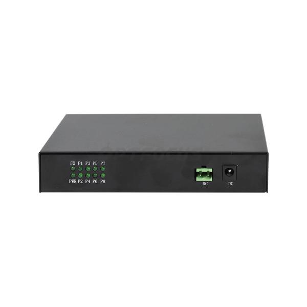 fiber ethernet 10/100/1000Mbps 8 ports 1 SC 20km L2 fiber switch for cctv