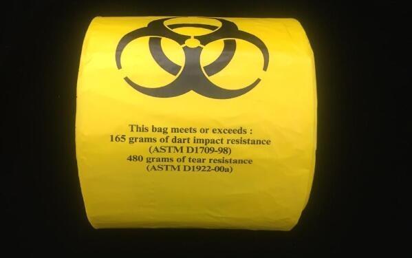 31X43(33 Gallon) plastic blue soiled linens liner bags, 40-45 Gallon Blue disposable plastic soiled linen bag hospital