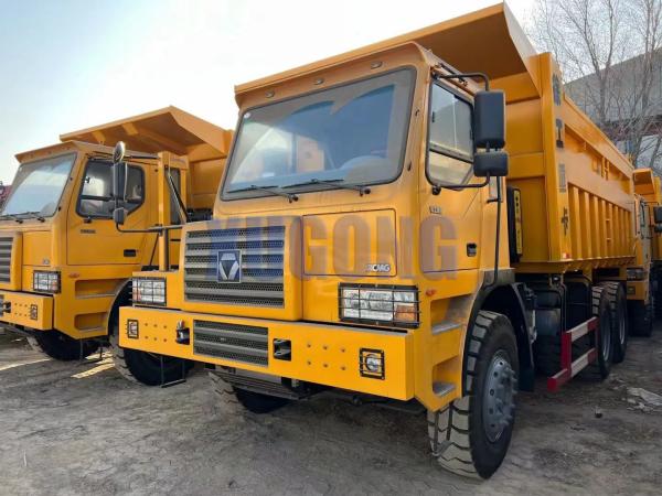 81 toneladas XCMG XDR90TA camión de descarga usado de tres ejes rígido para el transporte de minería
