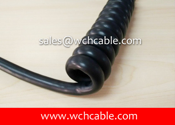 UL21769 High Voltage Protection Power Control Curly Cable 105C 1000V (Sunlight Resistant)