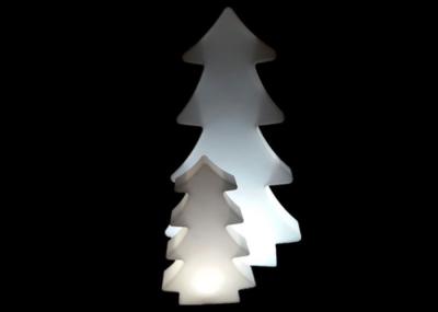Árvore plástica lâmpada de assoalho dada forma do diodo emissor de luz a pilhas para a decoração exterior do Natal