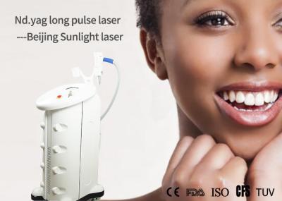 Long Pulsed 1064nm Nd Yag Laser Hair Removal Machine For Dark Skin Vertical Style