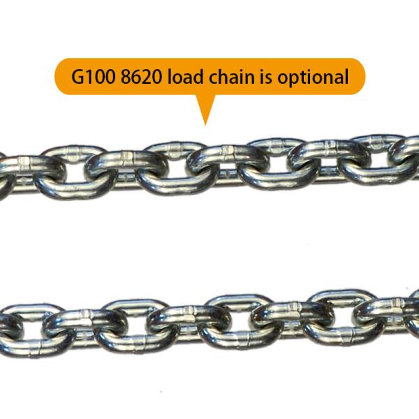 JTVG-P Chain Hoist Compact Design V100 8620 Lifting Chain Aluminum Hand Wheel Smooth Operation Lighter Weight Patented