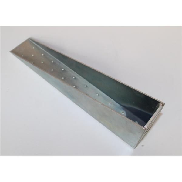 OEM Bending Stamped Aluminum Parts , Stamping Machine Parts Polished / Galvanized Surface