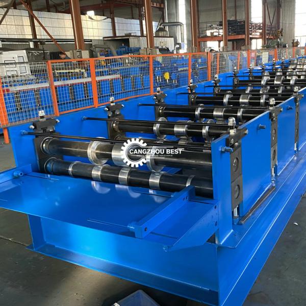 Крен пола управлением Plc стальной украшая формируя машину автоматически гальванизировал толь