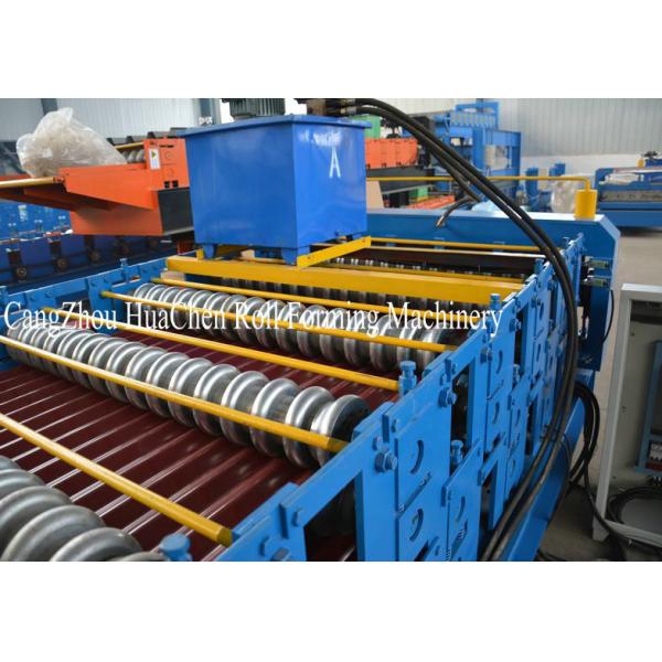 7.5KW крен двойного слоя 0,3 до 0.8mm формируя машину 380V 50Hz 3 участка