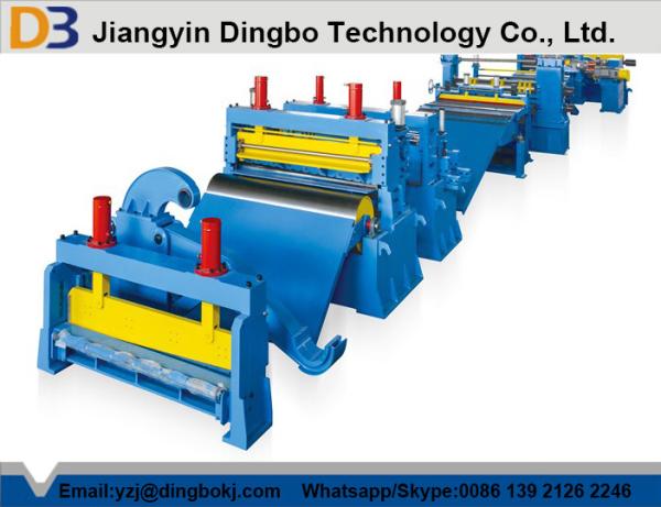 0.2-1 X 650mm Steel Coil Slitting Line , Cut To Length Machine For CR And HR Coil Sheet