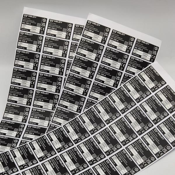 BOPP Paper Packaging Label Stickers Waterproof Varnishing Industrial Adhesive Labels