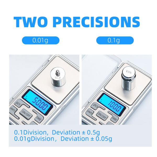 Balance numérique de poche ABS 001G Mini bijoux Calculateur de balance numérique avec écran LCD