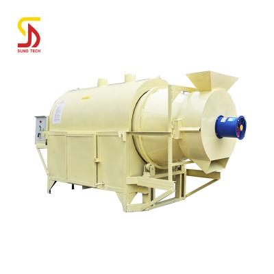 Peanut Hazelnut Nut Almond Small Rotary Drum Dryer Sawdust Sand Stainless Steel Drum Dryer
