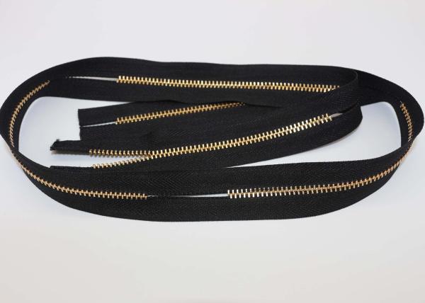 H65 Brass 40 Inch  / 48 Inch Separating Zipper  , Heavy Duty Metal Zippers For Coats