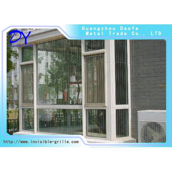 Condo Invisible Safety Grill Anti Corrosion 316 Stainless Wire For Balcony