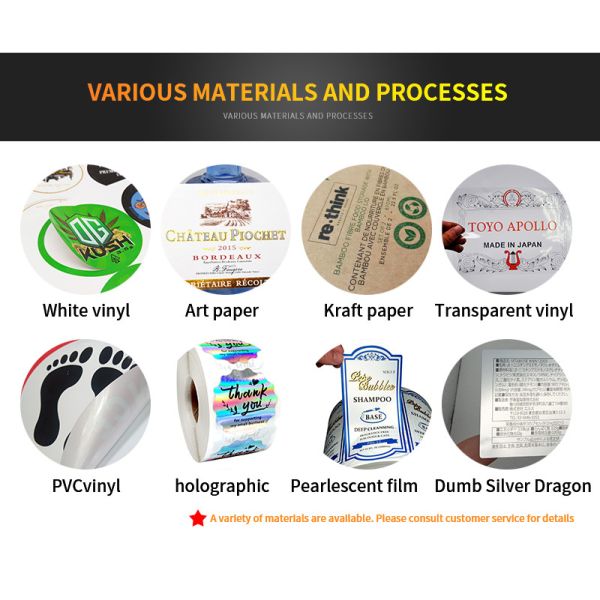 Luxury Pvc PP Glass Bottle Stickers For Packaging Food 100ml