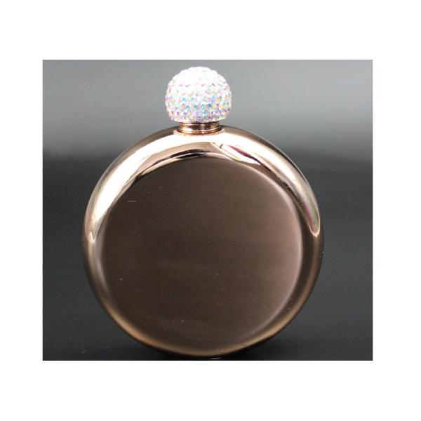 Spray Paint Round Hip Flask Gift Wine Pot 5 Oz Western Style For Adult