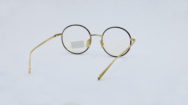 Fashion retro round eyewear frame for Women girls Daily school business with titanium temples ultralight