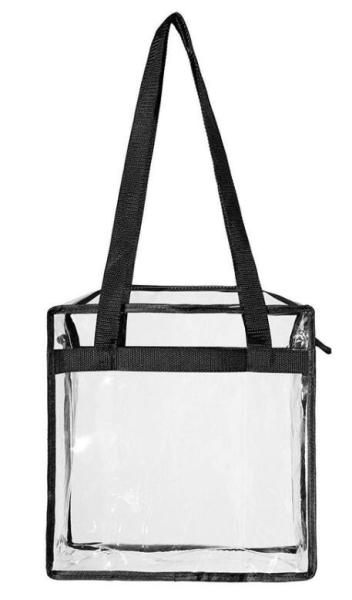 promotion pvc handle bag, customised shopping bags fashion clear pvc zipper bags transparent, clear plastic zipper bag w