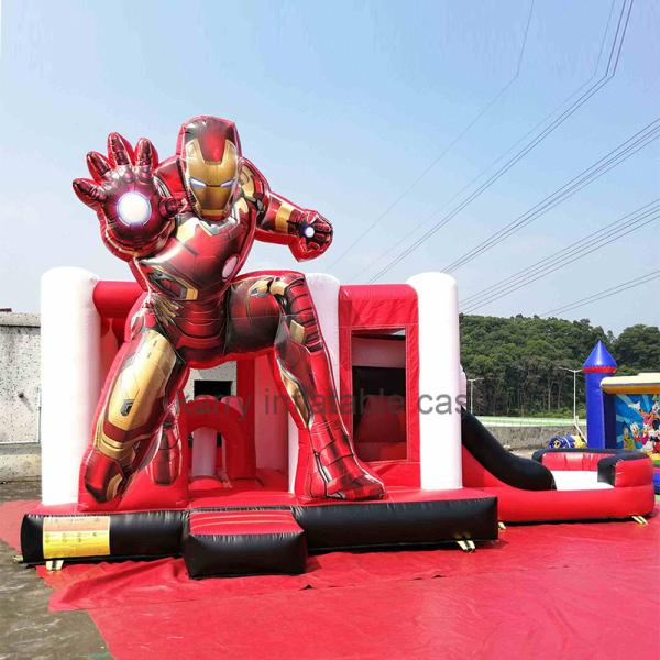Popular Market Spider Man Inflatable Castle Jumping Combo with Customized Service