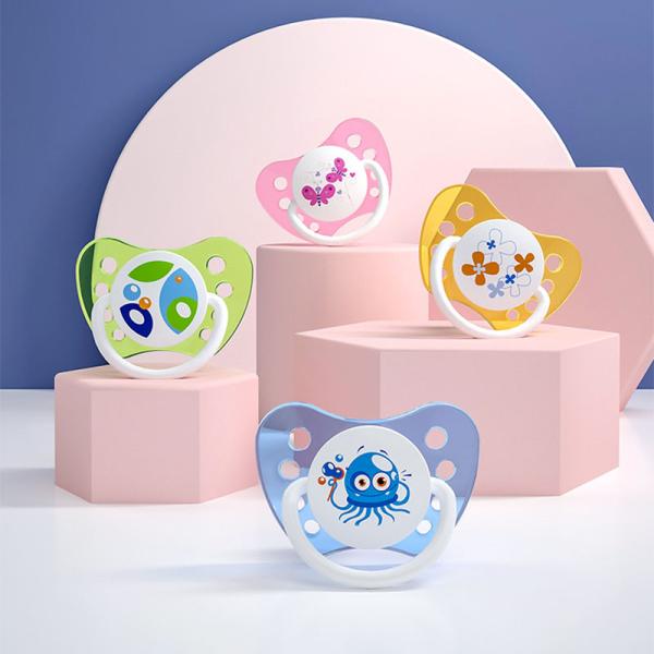 PP Newborn Toddlers Fruit Feeder Teether Tritan Newborn Bibs Dummies With Circle Nail Clip