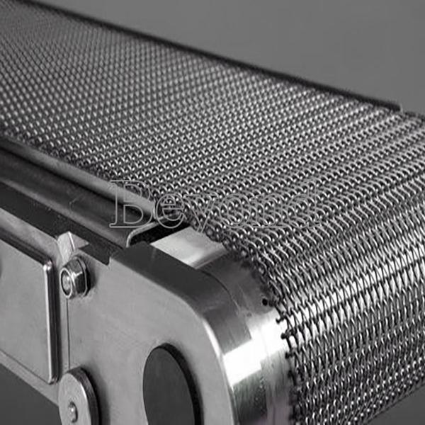 SS304 Mango Pineapple Mesh Fruit Conveyor Belt Corrosion Resistant