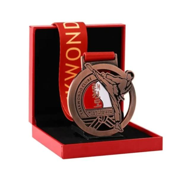 Zinc Alloy Award Design Logo 2D 3D Gold Soccer Running Sport Metal Custom Medal