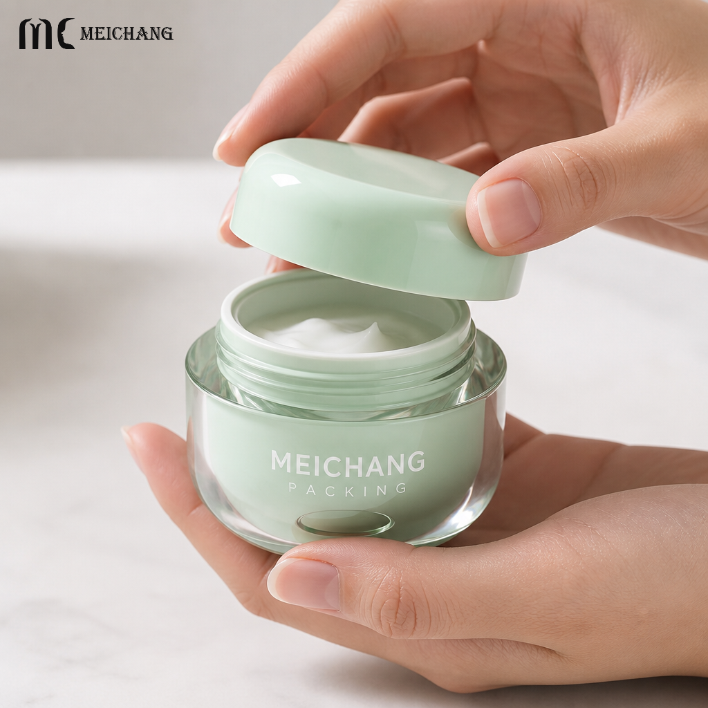 60g Refillable Cosmetic Jar with PP Replaceable Inner Liner(MC-P-562)