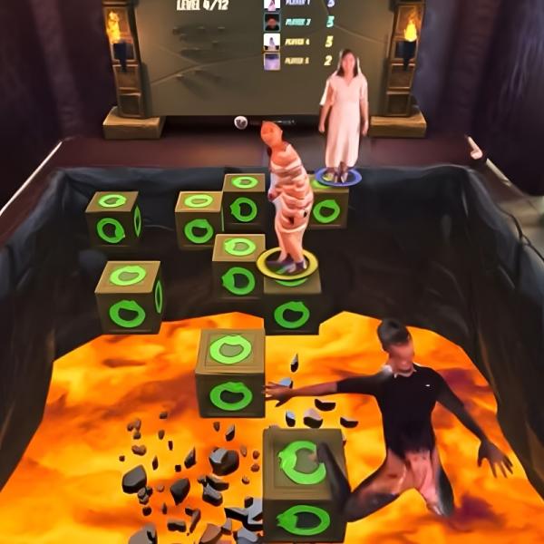 Most Popular Indoor Interactive Multiplayer Game AR Lava Trap Gaming Wall Games