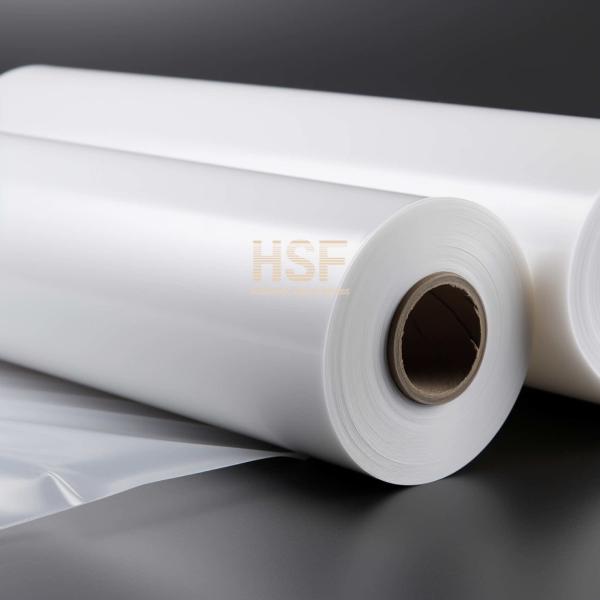 80 μm opaque white CPP silicone coated release film for label, tape and adhesive manufacturing, medical and surgical app