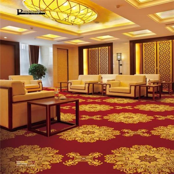 China jacquard printed nylon banquet hall carpet