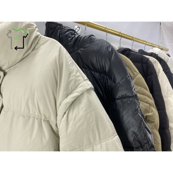 Wholesale Bulk Used Winter Clothing Grade A Quality Mixed Colors Polyester Cotton Jackets 
Used Winter Clothing