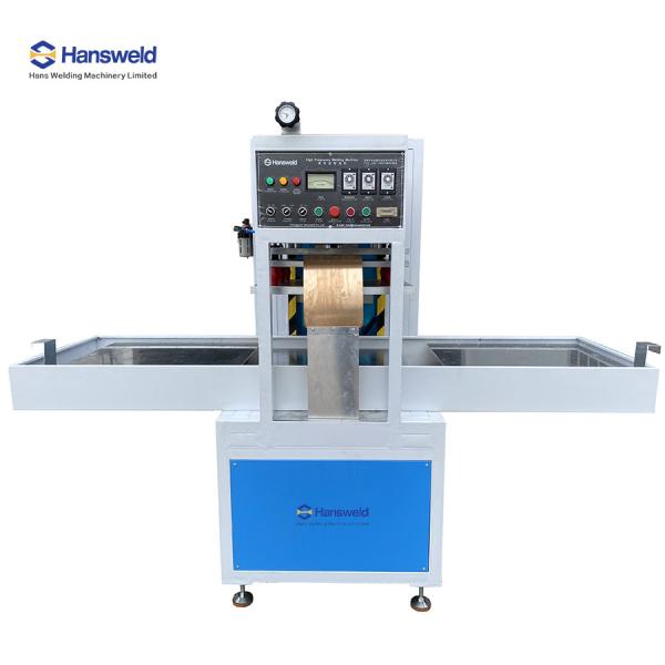 Máquina de gravação de alta frequência do PVC 15KW semi automática para a trouxa