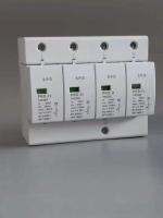 dispositif de protection de montée subite de 4P 385V 100KA SPD pour le système d'alimentation à tension inférieure