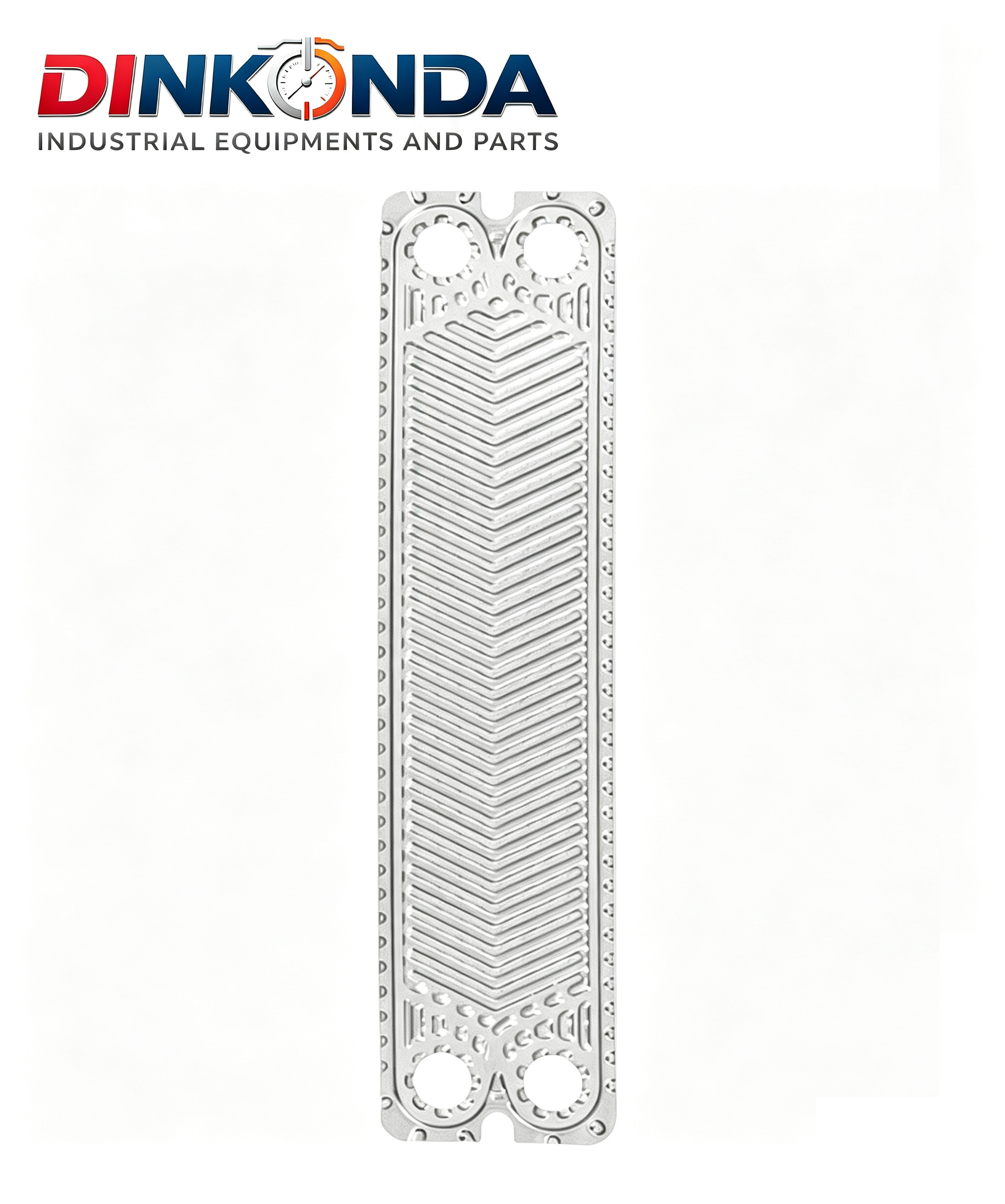 DINKONDA GLOBAL Power Plants Special SUS304/316L, 2205/2507 Dual Phase Steel, TA1 Material GEA Kelvion NT100T Plate Heat Exchanger Domestic Replacement Plate