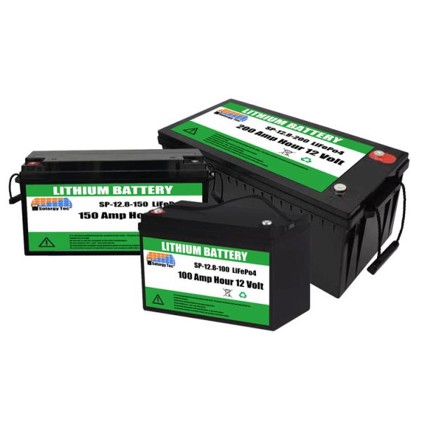 Deep Cycle 12V Lithium Battery 100Ah 200Ah 300Ah LiFePO4 Battery Plug And Play