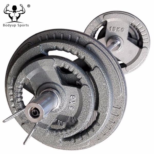 Adjustable Weight Lifting Fitness Equipment Barbells 300LB 135kg Cast Iron Material