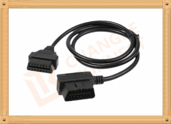 Male To Female OBD Extension Cable Custom For Automotive CK-MF16D01L