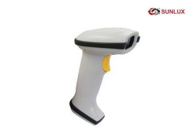 Do varredor Handheld ABS+PC do código de barras do laser do cabo de USB caixa áspera durável branca