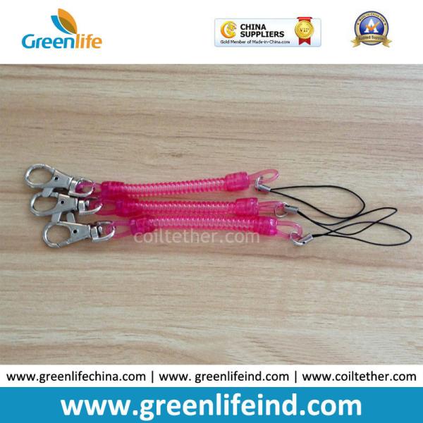 Custom Transparent Sky Blue Short Flexible Coil Fastener for Gift