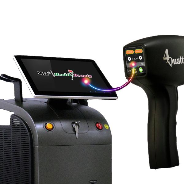 Atualização de tela 4K Titânio / 1600W Diodo laser de triplo comprimento de onda para depilação permanente