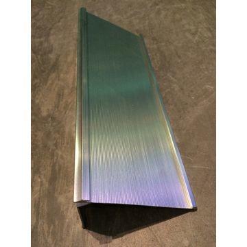Siver Aluminium Industrial Profile , Industrial Aluminium Profiles For Curtain Wall Cover