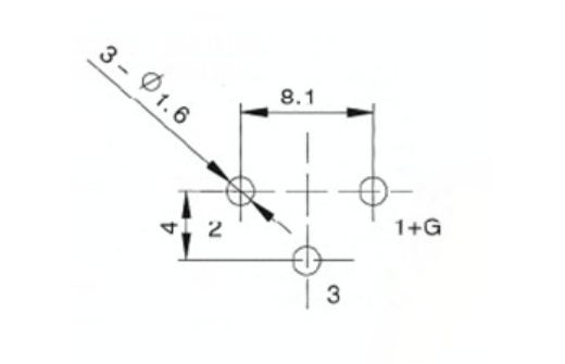 3 Pin Female Panel Mount Connectors / Plastic Cable XLR Female Socket