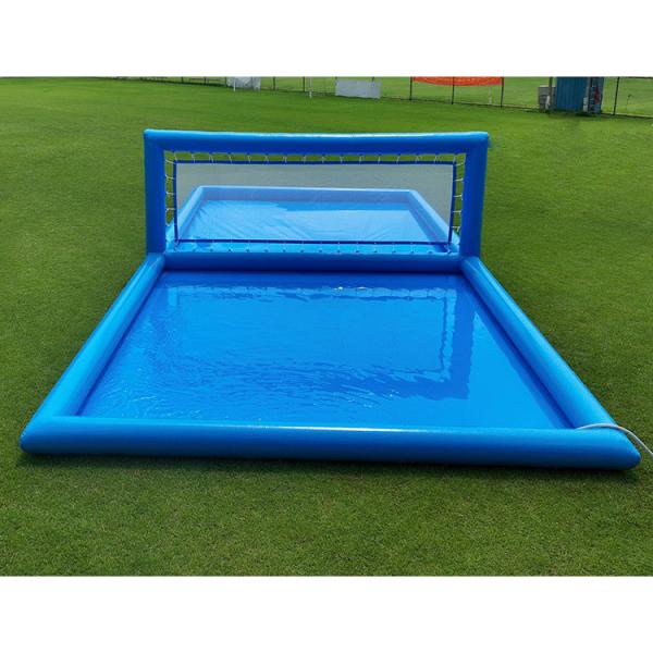 Outdoor 33ft Inflatable Volleyball Court Set for Swimming Pool L32.8 x W16.5 x H7ft