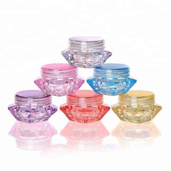 15g 30g 50g Plastic Acrylic Jars For Cosmetics Loose Powder Face Cream