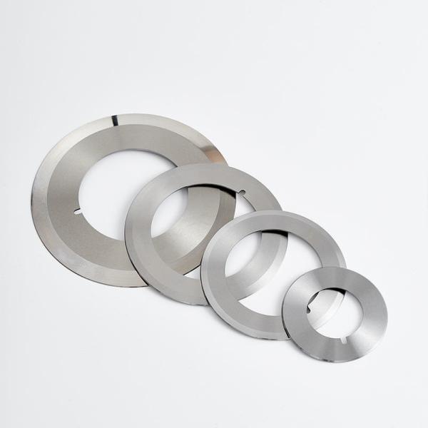 76*25.4*1.2Mm 9Crsi Small Round Industrial Paper Cutter Blade For Plastic Film Rubber