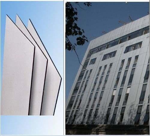 Painéis de parede de alumínio interiores à prova de fogo Zwm-8814 fora do branco
