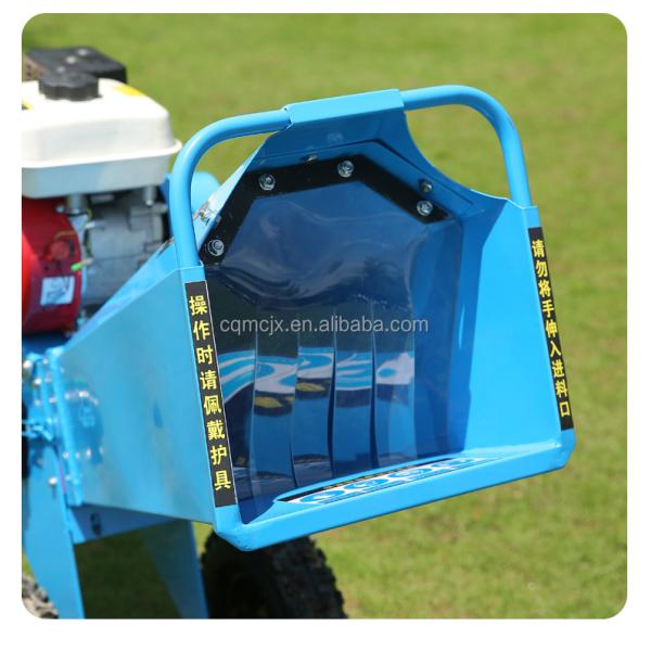 Electric Engine Tree Branch Shredder 4kw Wood Chipper Machine for Mini Move Single Phase