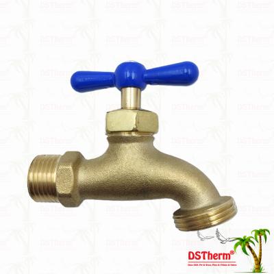 Brass Faucet Brass Bibcock Brass Tap Valve Water Tap Customized Material 1/2 3/4