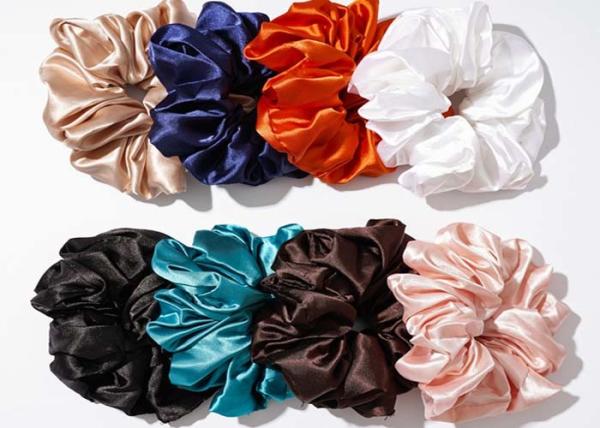 Instagram large scrunchie smooth satin French elegant circle cloth circle Korean Internet celebrity rubber band